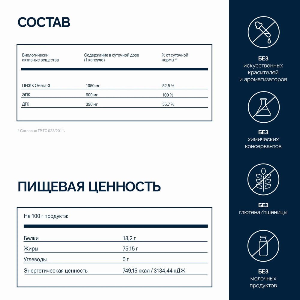 NFO® Омега-3 Ультима 120