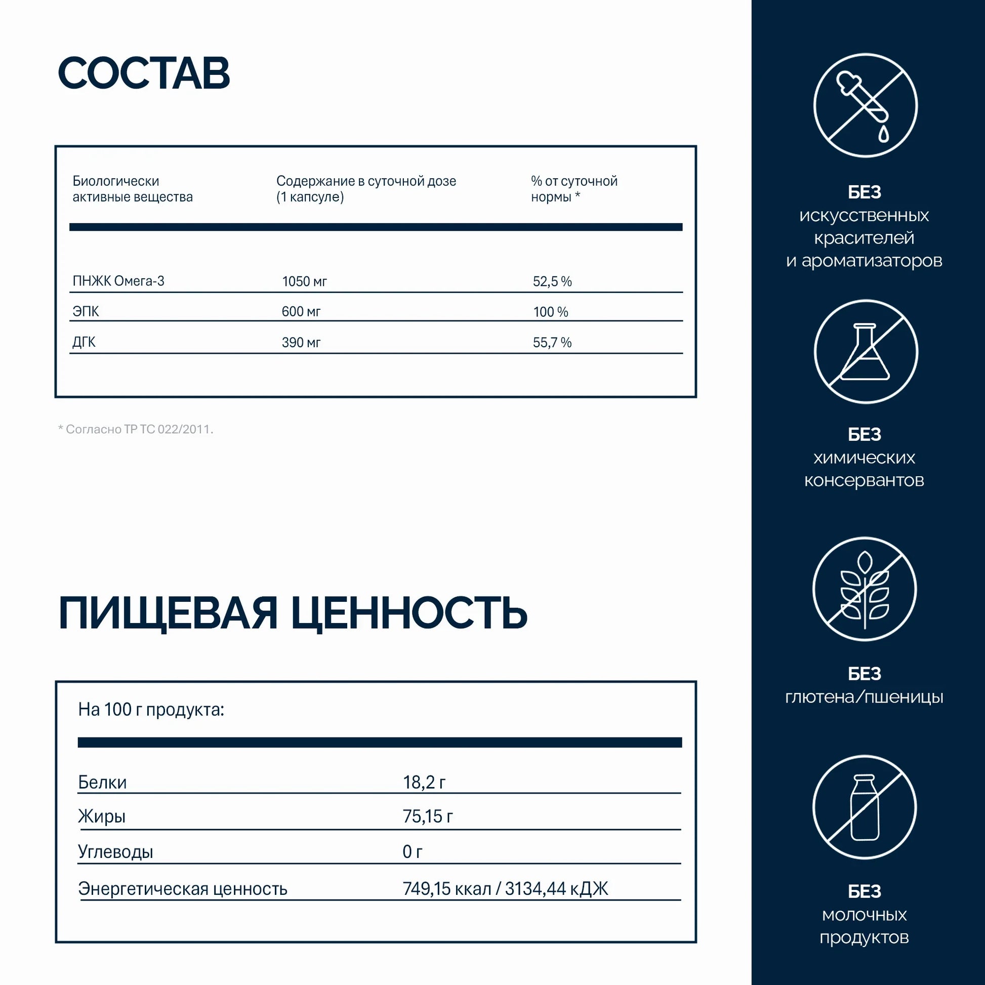 NFO® Омега-3 Ультима 60